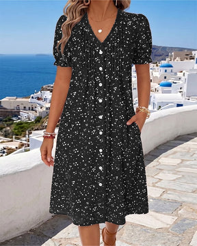 ElegantEase – Breathable Pocket Dress