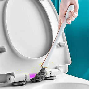 CleanFlow – Flexible Silicone Toilet Brush Set