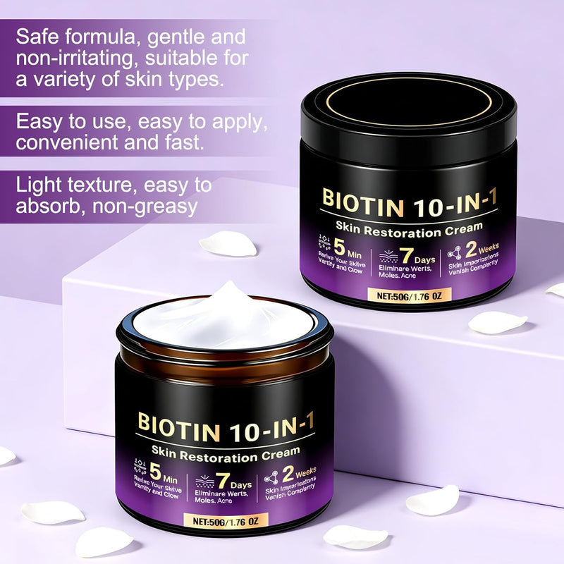 SkinRevive –  Biotin 10-in-1 Skin Restoration Cream