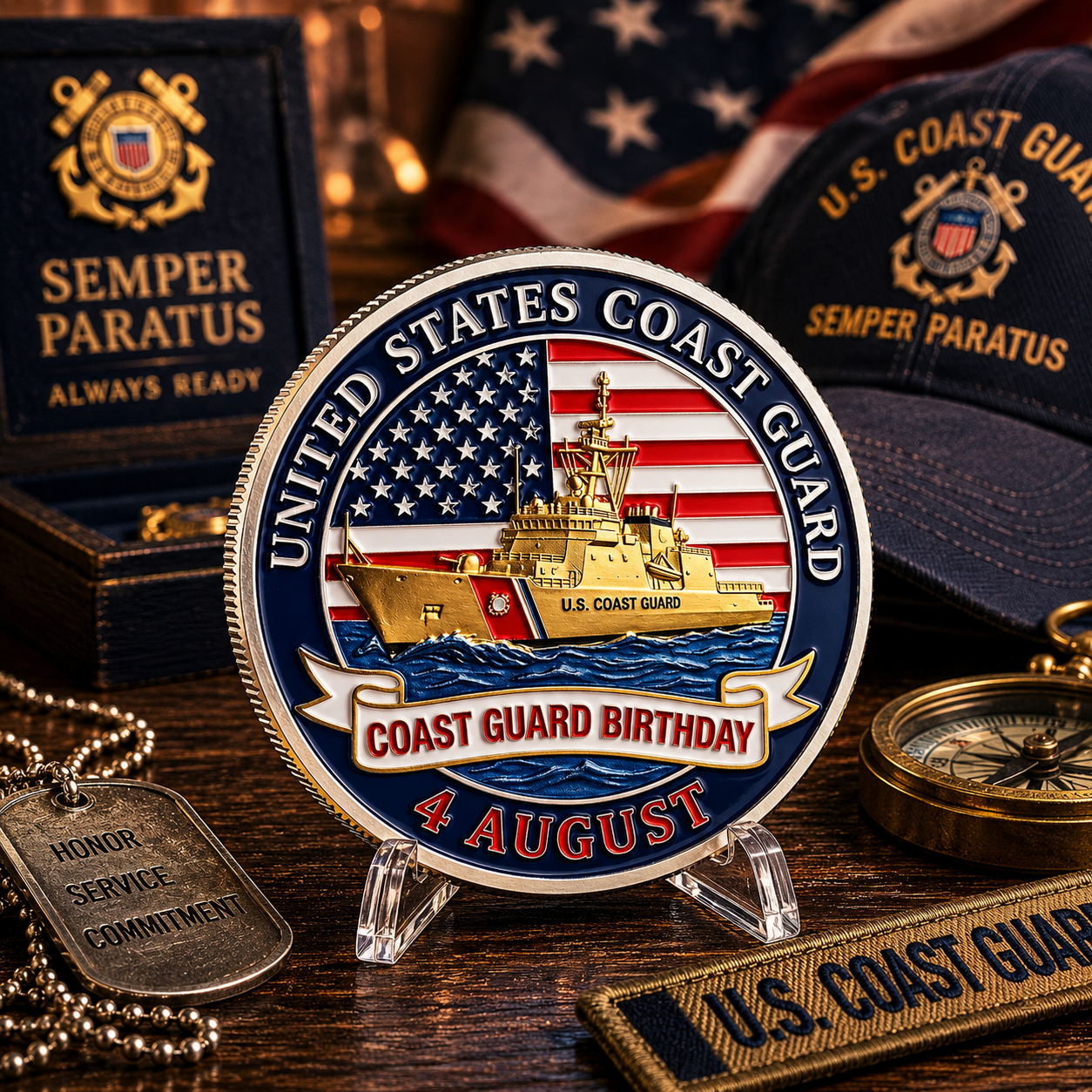 PatriotWave – Coast Guard Heritage Keepsake Coin