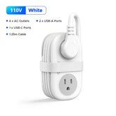 VoltPack – Compact 4-Outlet Power Strip for Travel