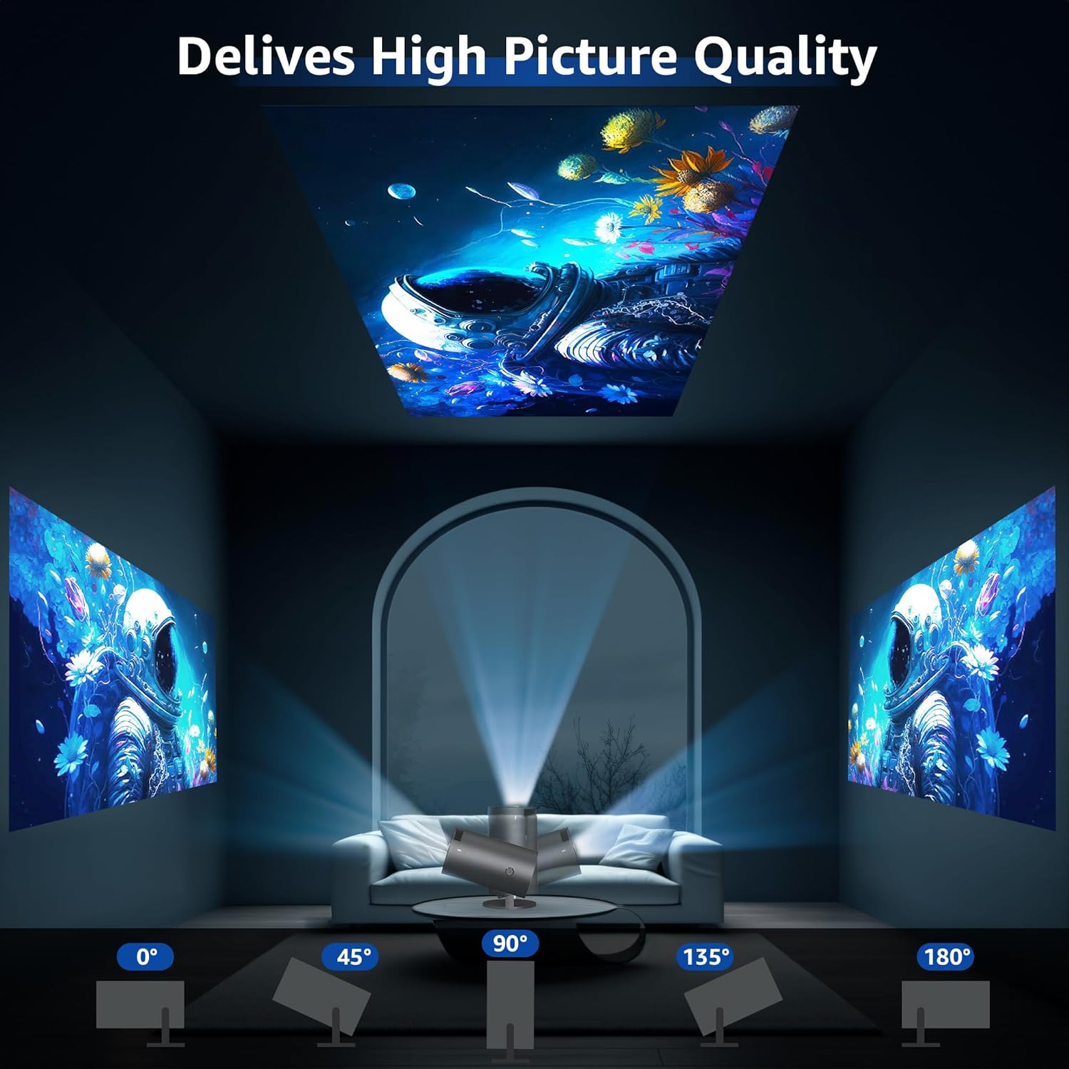 SkyBeam - Wireless Smart Game Projector – Big Screen Fun Anywhere