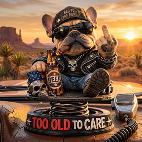 DashMood – “Too Old To Care” Dashboard Bobblehead