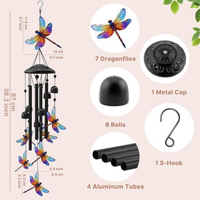 HummingAura – Vintage Colorful Wind Chime