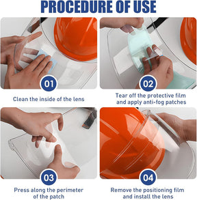 ClearRide – Anti-Rain and Fog Helmet Film