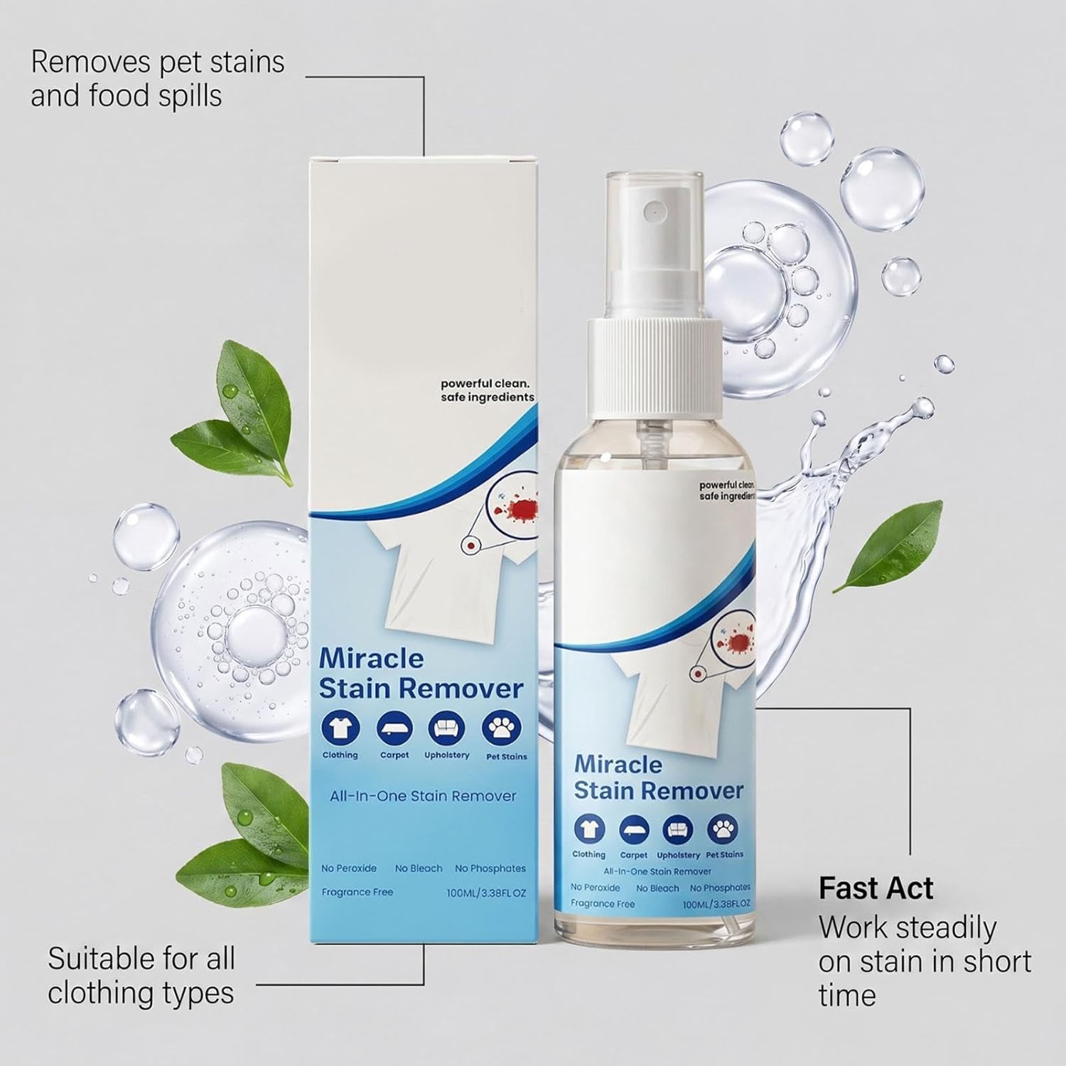 StainShield – Instant Fabric Stain Removal Spray