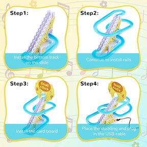 WaddlePlay – Duck Slide Adventure Set