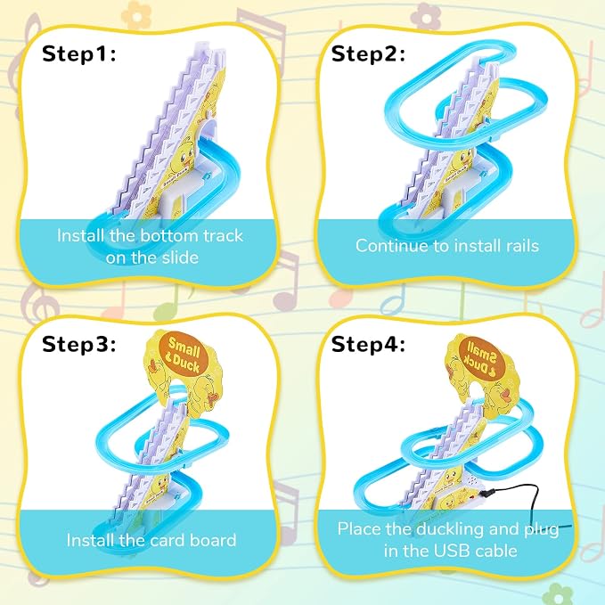 WaddlePlay – Duck Slide Adventure Set