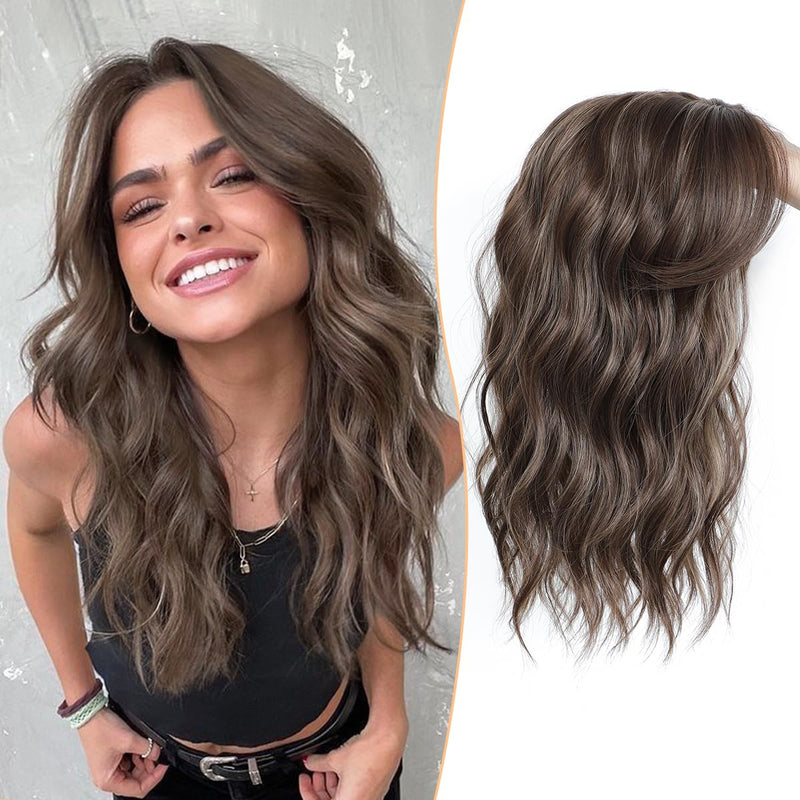 VolumeGrace – Seamless Wavy Hair Topper Extension