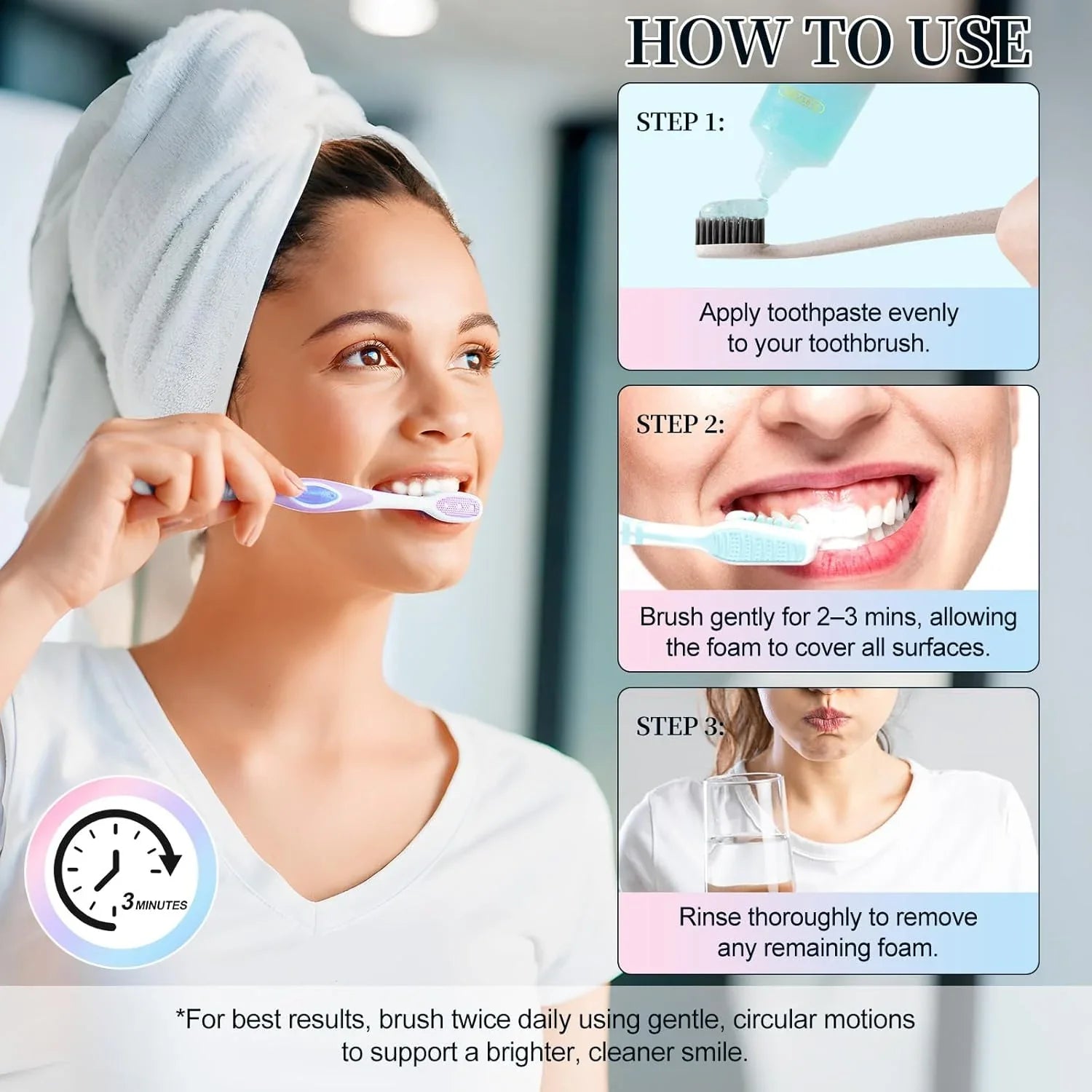 Niacinamide Whitening Toothpaste – Stain Removal & Fresh Breath