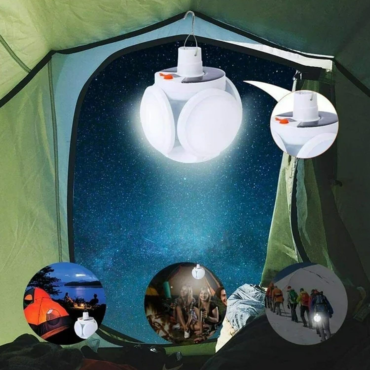SolarFold - 2-in-1 Folding Solar Lantern
