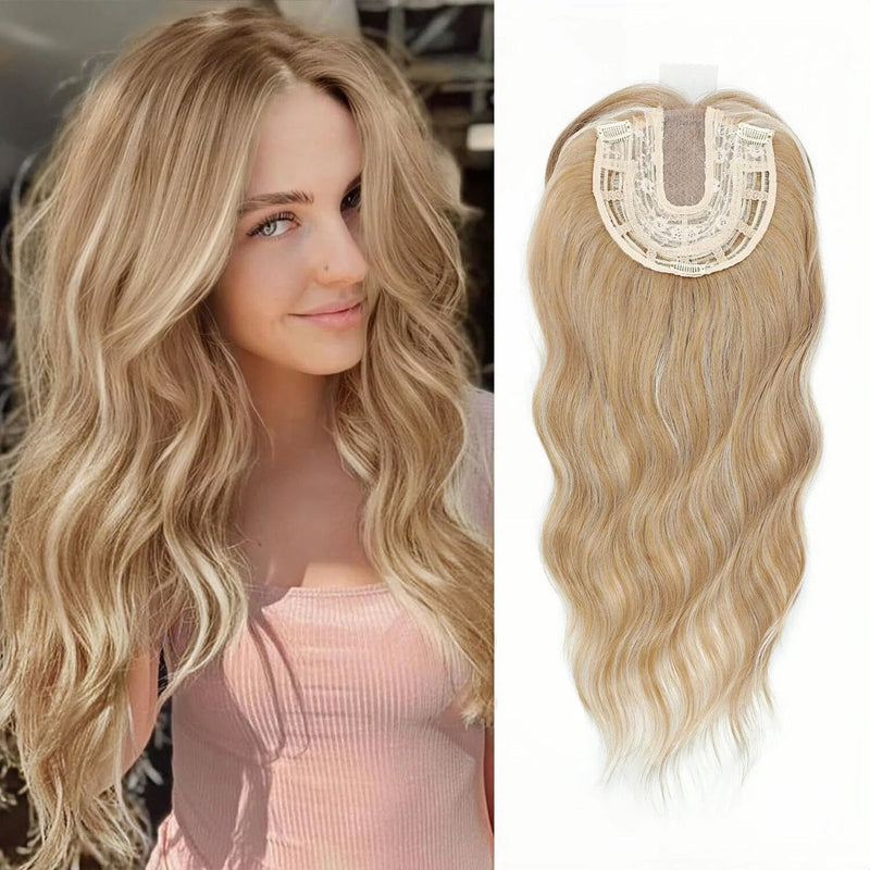 VolumeGrace – Seamless Wavy Hair Topper Extension