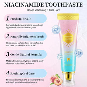 Niacinamide Whitening Toothpaste – Stain Removal & Fresh Breath