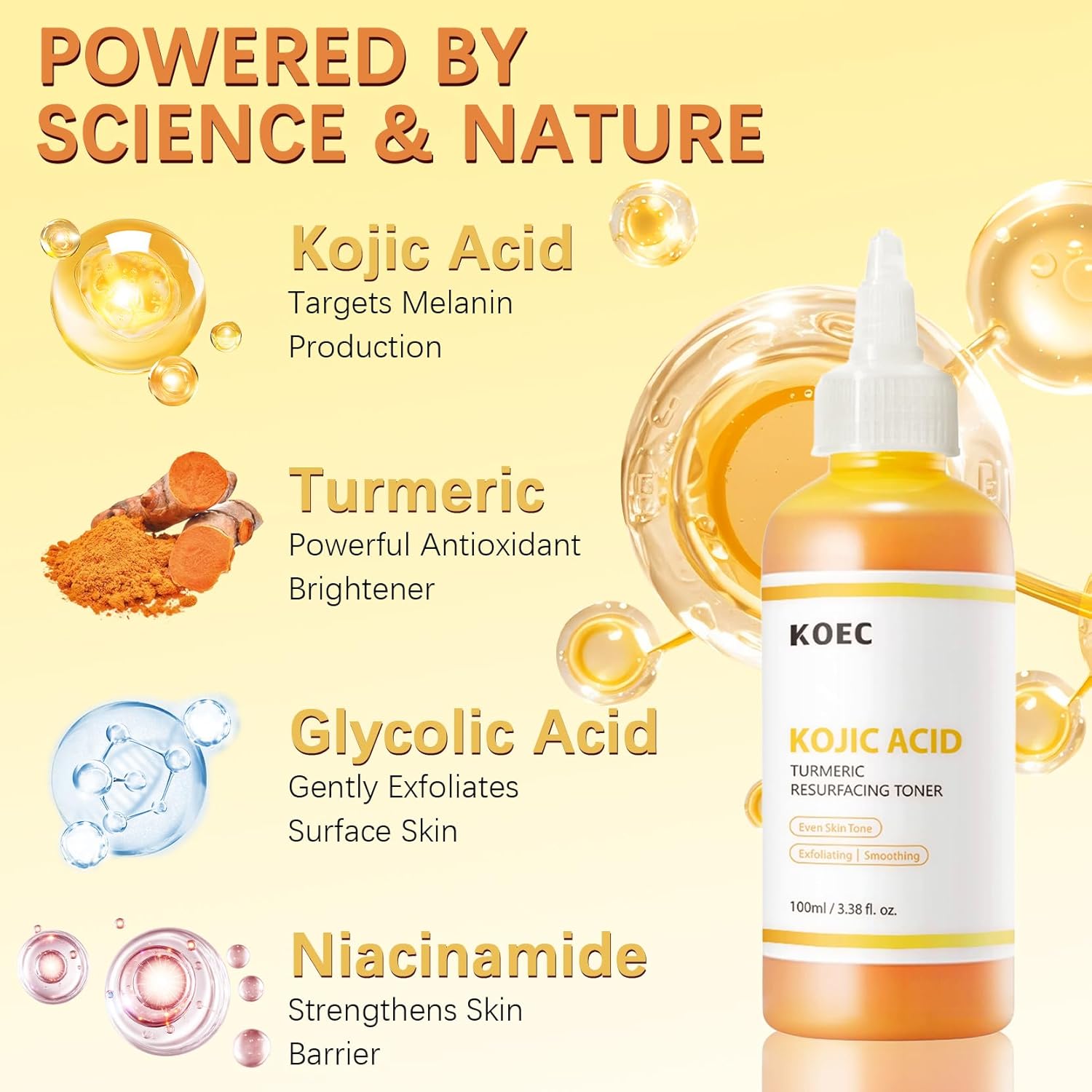 PureGlow – Kojic Acid Herbal Brightening Serum