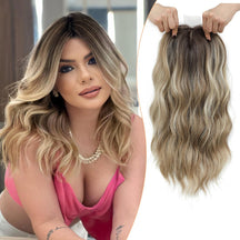 VolumeGrace – Seamless Wavy Hair Topper Extension