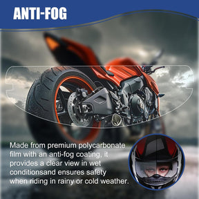 ClearRide – Anti-Rain and Fog Helmet Film
