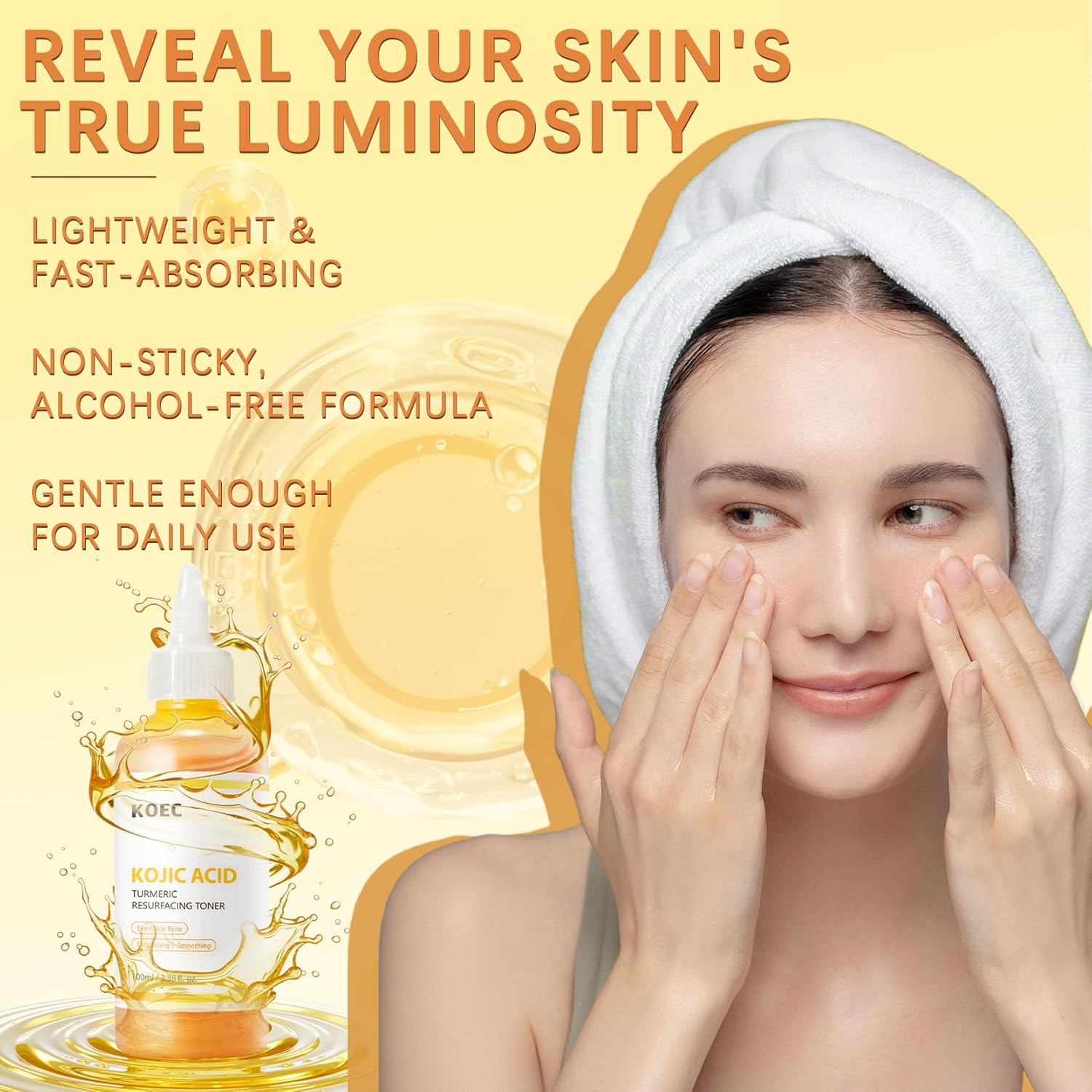 PureGlow – Kojic Acid Herbal Brightening Serum