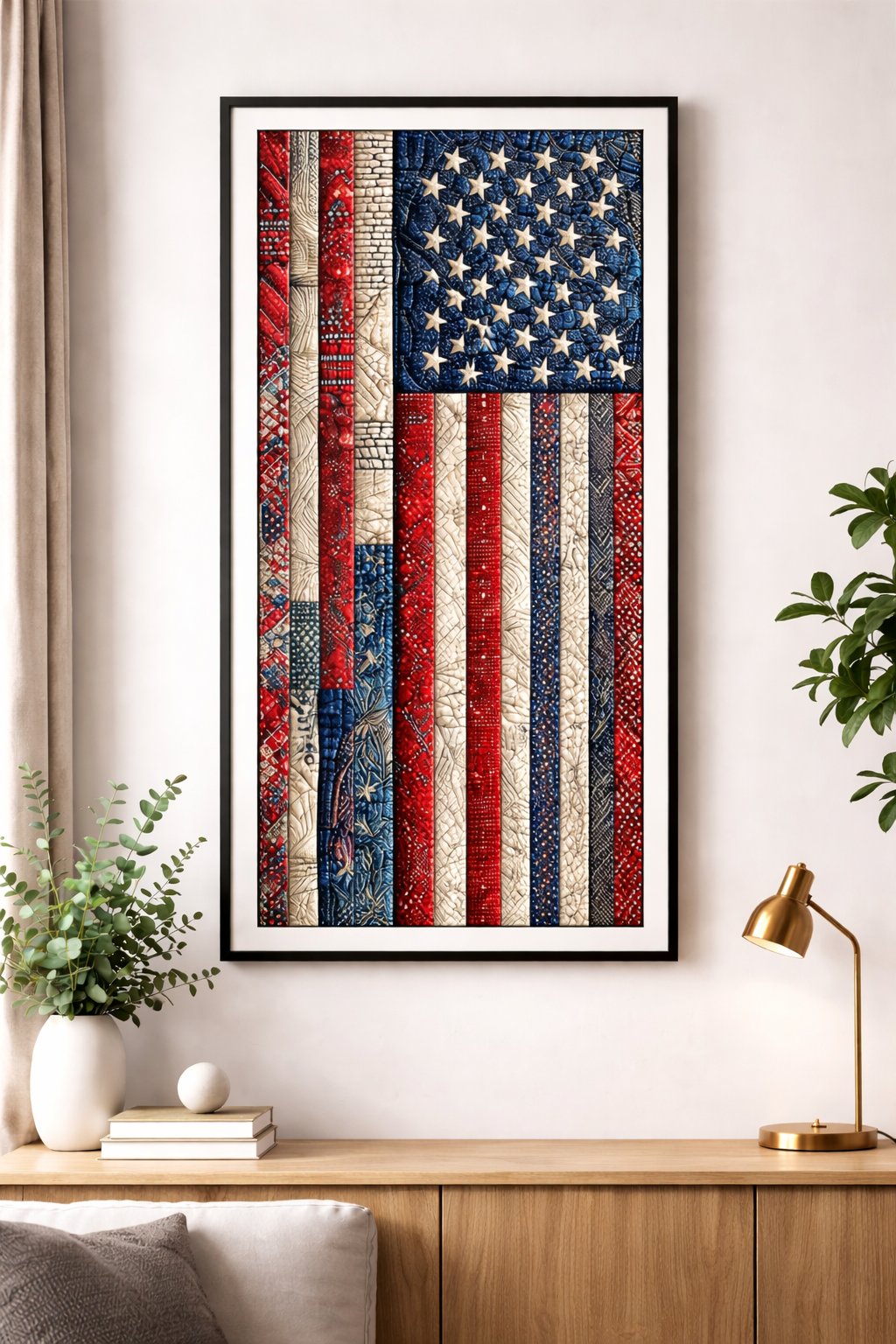DiamondCraft – American Flag DIY 5D Diamond Painting Kit