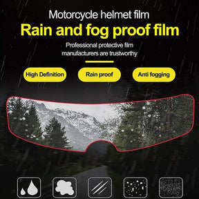 ClearRide – Anti-Rain and Fog Helmet Film