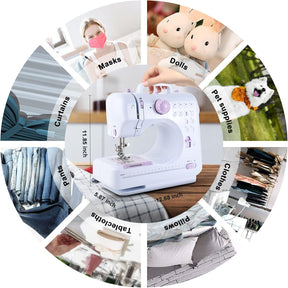 MiniStitch – Portable Sewing Machine with 12 Stitches