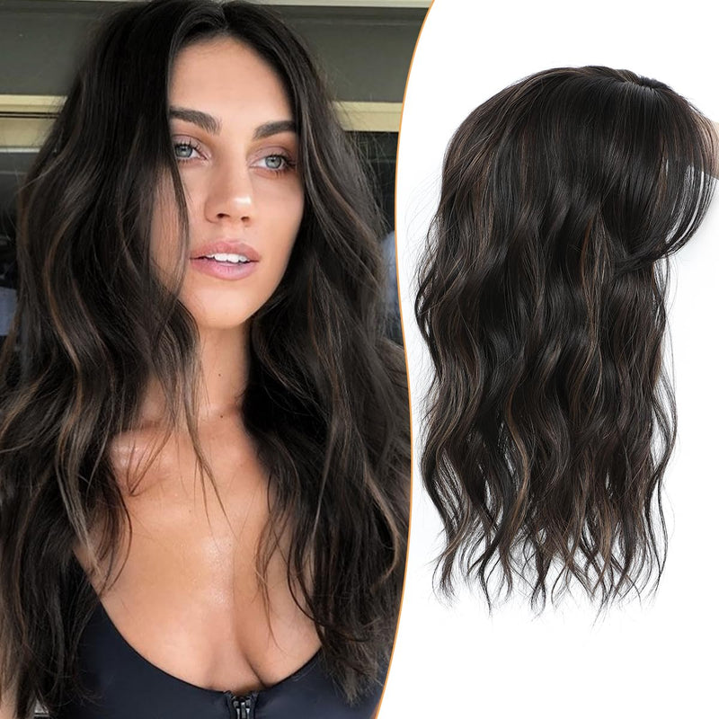 VolumeGrace – Seamless Wavy Hair Topper Extension