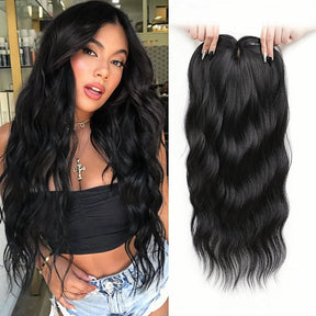 VolumeGrace – Seamless Wavy Hair Topper Extension