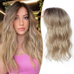 VolumeGrace – Seamless Wavy Hair Topper Extension