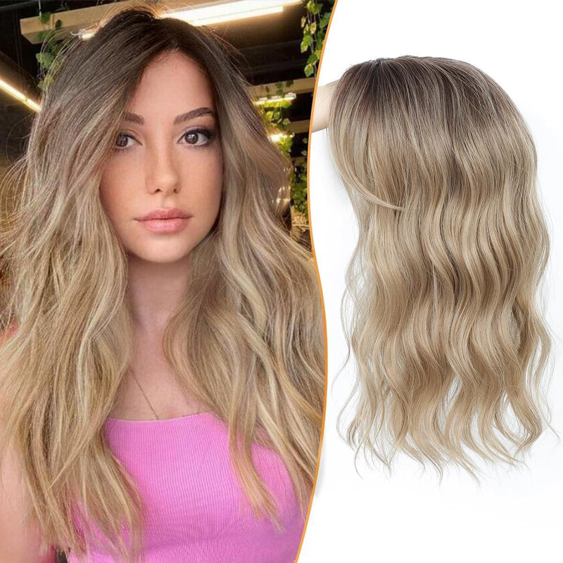 VolumeGrace – Seamless Wavy Hair Topper Extension