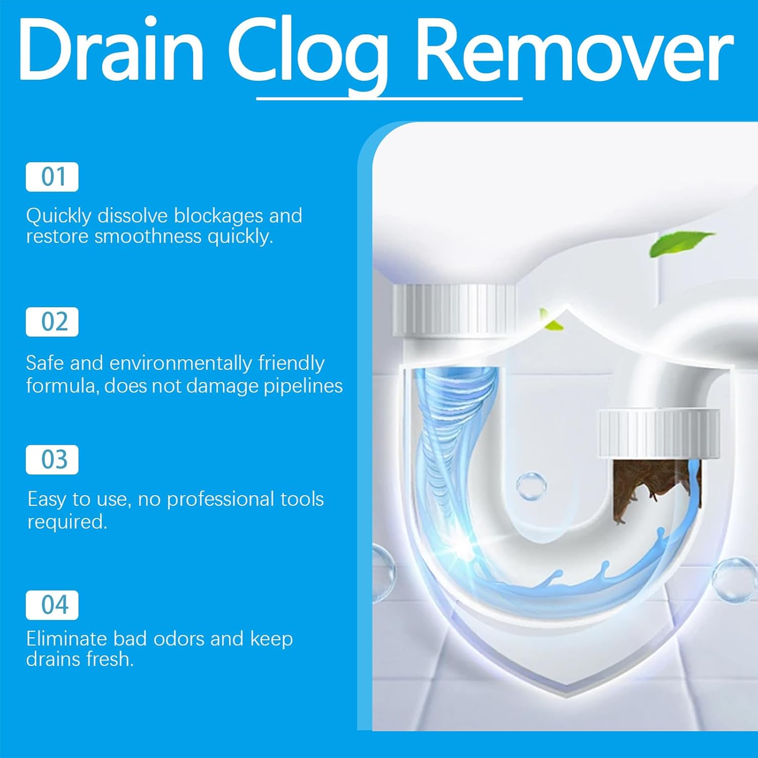 DrainFish – Quick-Dissolving Clog Remover