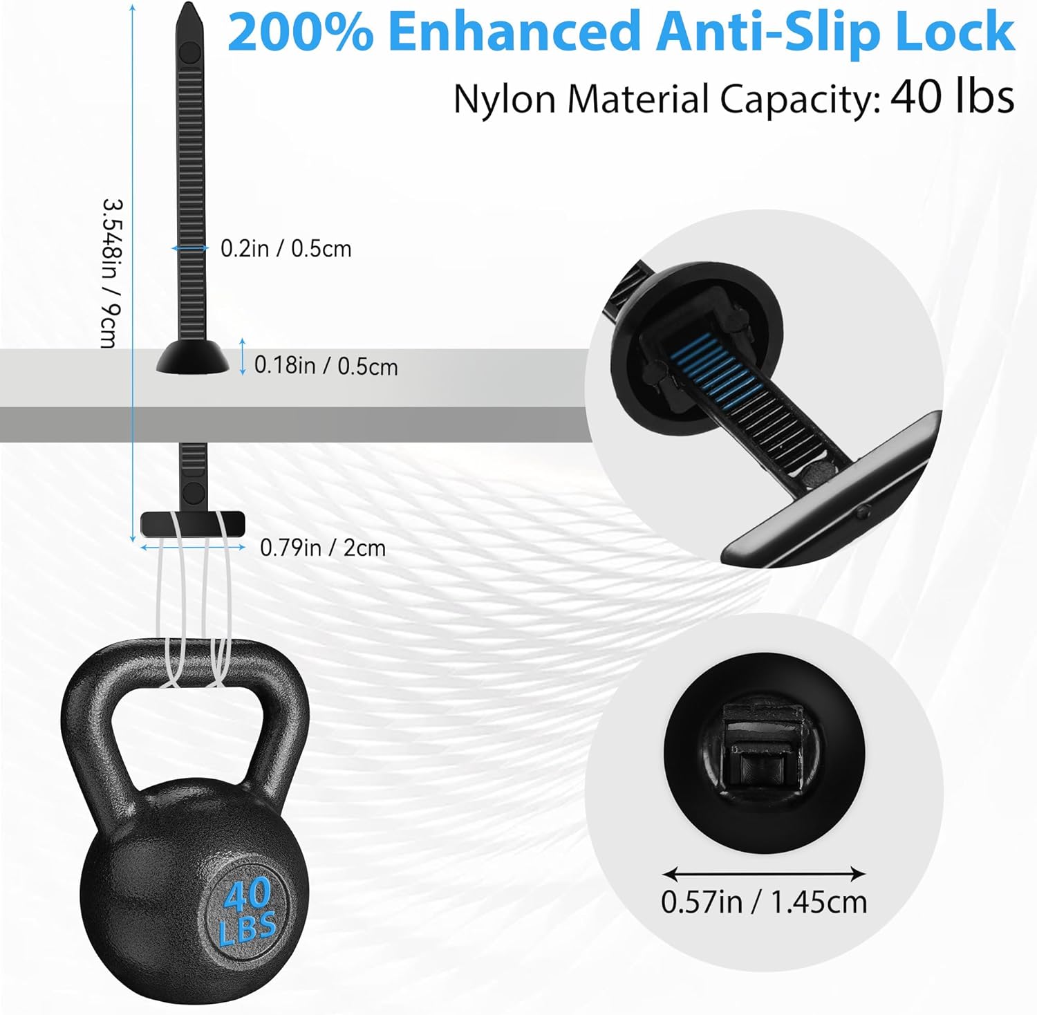 FlexiGrip – Universal Nylon Cable Tie Clasp