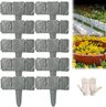 Imitation Stone Garden Fence - DIY Garden Edging Border