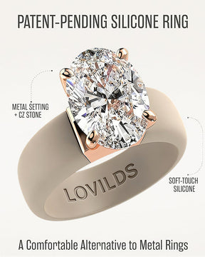 FlexiLuxe – Flexible Soft Silicone Band Ring