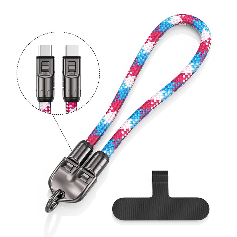 SwiftTether – Fast Charge Data Cable with Phone Lanyard Design