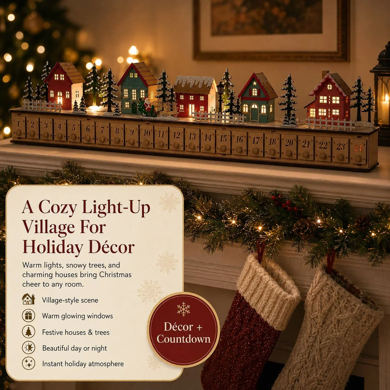 ChristmasGlow - Christmas Village Advent Calendar