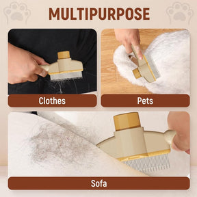 FurEase – Self-Cleaning Pet Grooming Brush