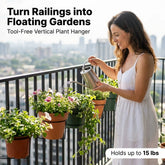 GreenRail – Space-Saving Hanging Planter