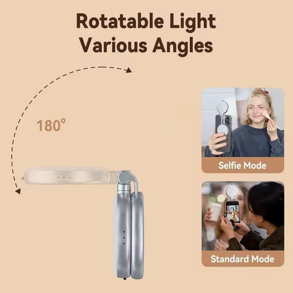 BrightAura – Selfie Light with Mirror
