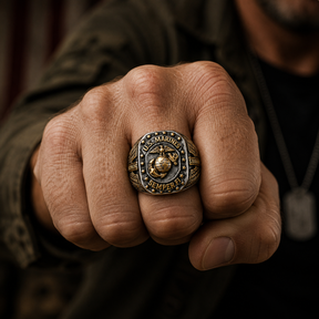 IronSemper – Eagle Anchor Military Ring