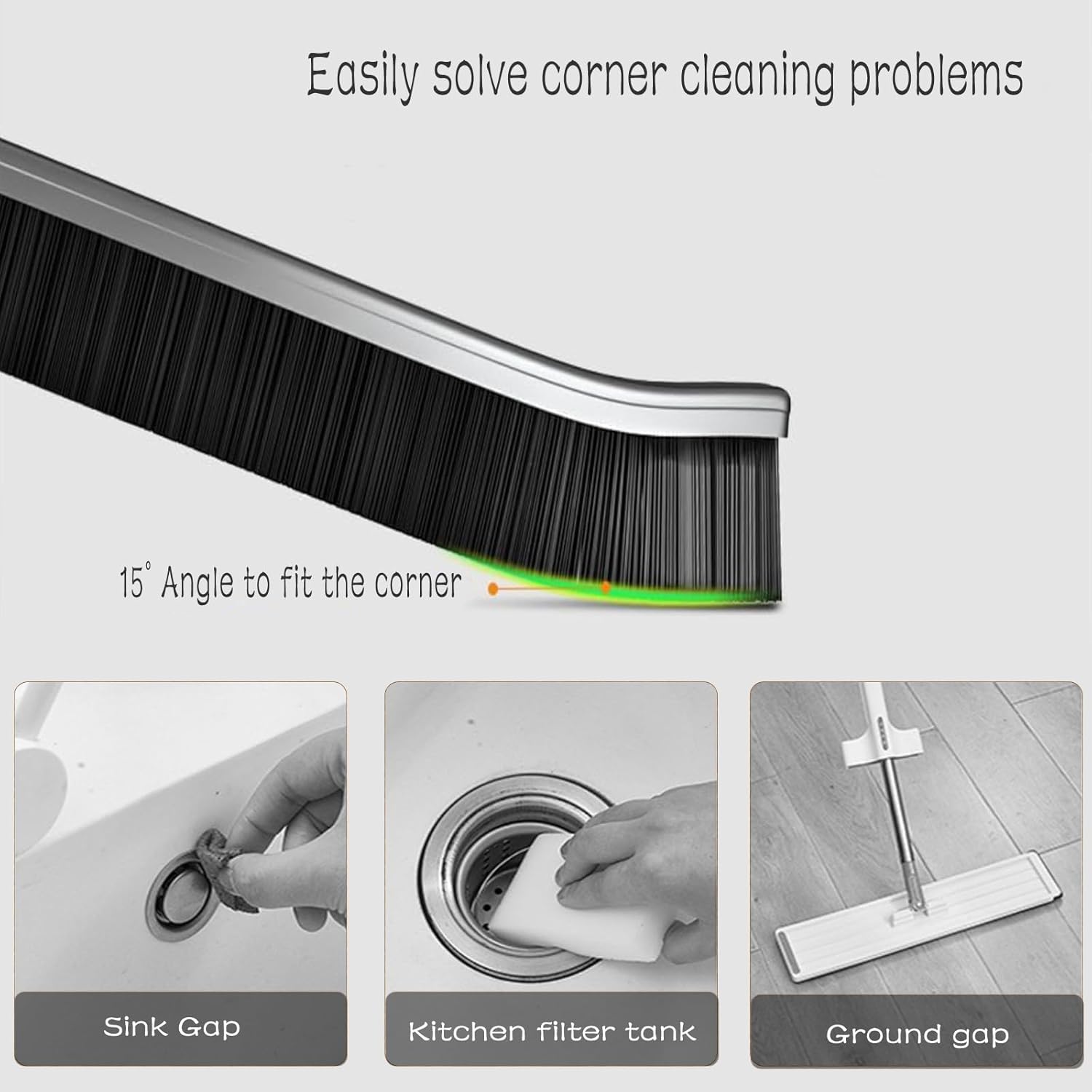 GrimeAway – Multi-Function Hard Bristle Brush Kit