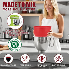 BowlShield – Food Grade Stand Mixer Silicone Liner