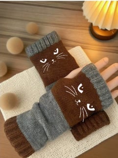 WarmHands – Stylish Knitted Fingerless Gloves