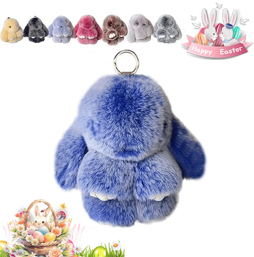HopCharm – Cute Plush Bunny Keychain