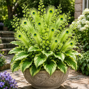 FlameFeather – Peacock Hosta Bulbs