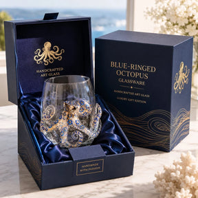 OceanGlow – Blue Ringed Octopus Artisan Glass