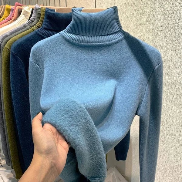 GlowThread – Cozy Turtleneck Pullover Sweater