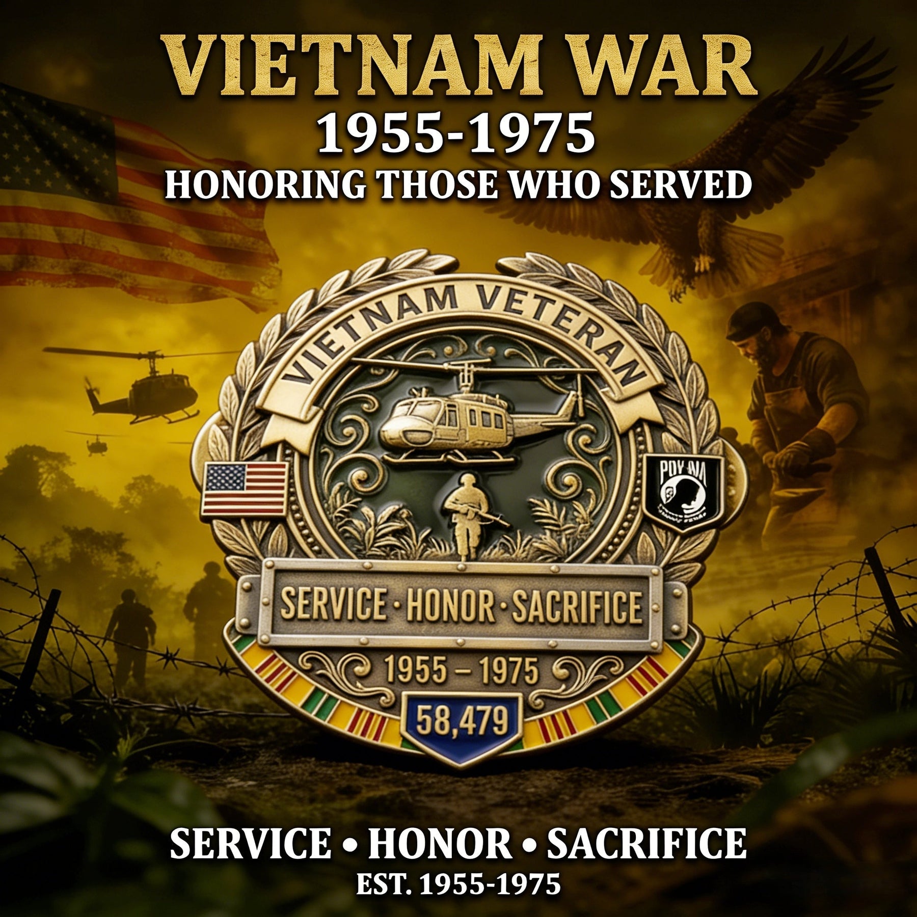 HonorMark – Vietnam Veteran Commemorative Pin