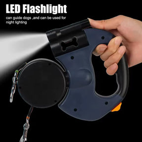 LumiPaw - 2 in 1 Extendable Dual Leash