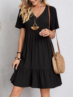 VintageMuse – Retro V-Neck Women’s Top