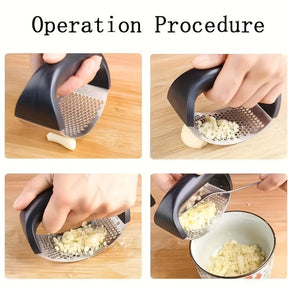 CrushCraft – Stainless Steel Garlic Mincer