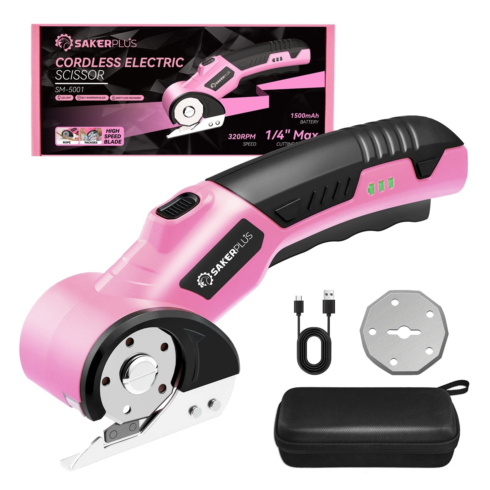 RapidSlice – Rechargeable Fabric & Metal Scissors